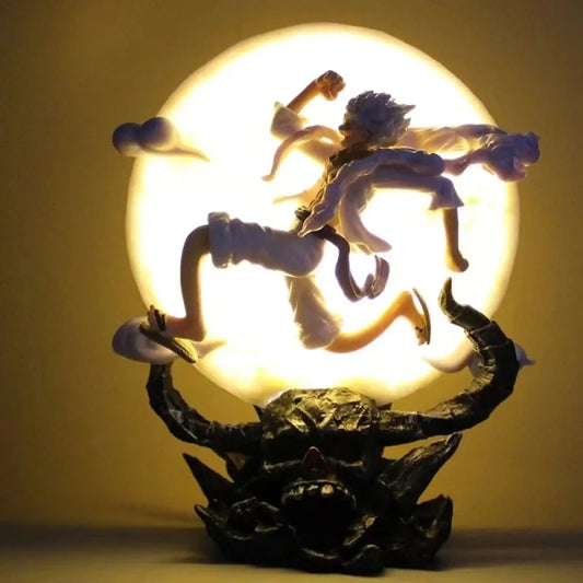 Luffy Gear 5 LED Moon Figure