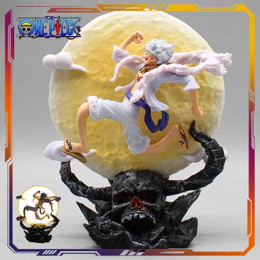 Luffy Gear 5 LED Moon Figure